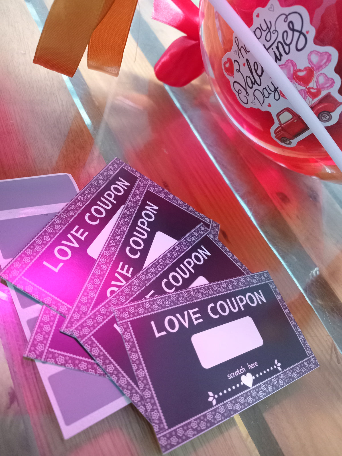 Five Love Coupons in a Bag